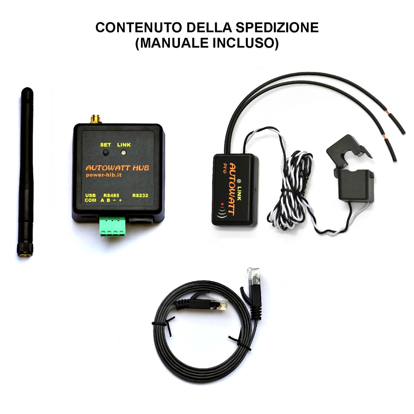 B1- AUTOWATT HUB centralina per ricarica batteria da scambio sul posto (AW/HB)