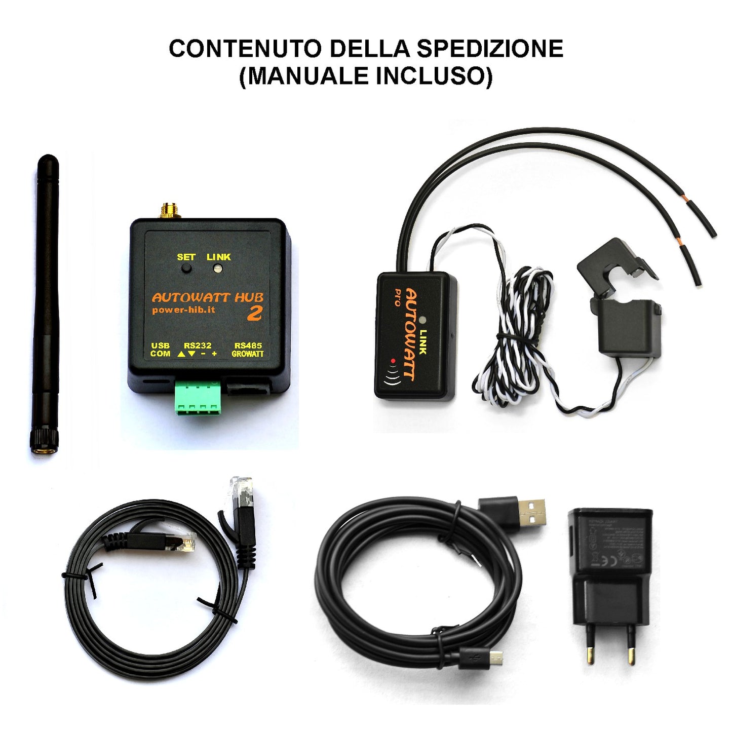 B3- AUTOWATT HUB 2b (GROWATT) centralina per impianto accumulo off-grid da scambio sul posto (AW/HB2b)